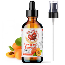 Bella Terra Oils - Biologische abrikozenpitolie 118 ml - Duik in de voedingswaarde van biologische abrikozen. Rijk aan vitamine C voor een soepele en