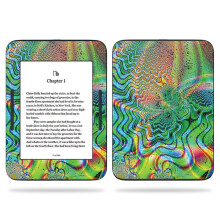 MightySkins Skin Compatible with Barnes & Noble Nook GlowLight 3 (2017) - Psychedelic | Protective Durable and Unique Vinyl Decal wrap Cover | Easy