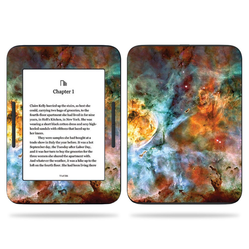 Mightyskins Skin Compatible With Barnes & Noble Nook Glowlight 3 (2017) - Space Cloud | Protective Durable And Unique Vinyl Decal Wrap Cover | Easy 756756196626