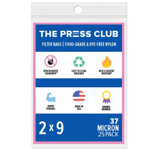 Filtracn vrec ka na caj The Press Club Premium Nylon s rozmermi 2"""" x 9"" - 25 ks