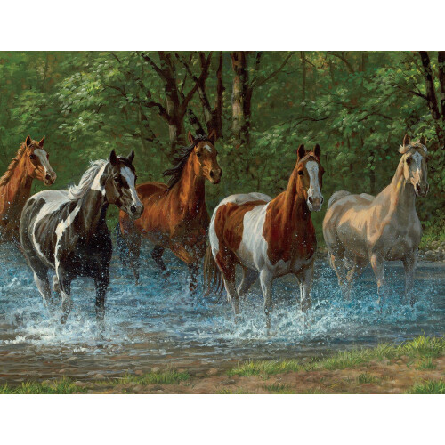 Springbok 500 Teile Puzzle Summer Creek Multi Large/18 x 23,5""