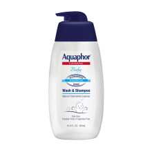 Aquaphor Baby Wash & Shampoo Fragrance Free - 16,9 oz frpackning med 4