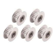 Winsinn GT2 Idler scripete 20 din?i 5mm foraj 6mm la?ime de temporizare aluminiu cu roata cu scripete pentru imprimanta 3D (pachet de 5pcs)