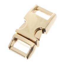 Metal Alloy Buckles - Durable and Strong Construction (1/2-inch Gold 5 Pack)