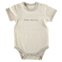 Stephan Baby Inspirational Heather Snapshirt-stil bljverdrag Little Blessing gr/krm 0-3 mnader