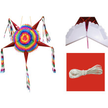 Extra gro?e mexikanische Stern-Pi?ata | Faltbare und festliche Pi?atas f?r Cinco de Mayo-Geburtstagsfeiern f?r Kinder und Erwachsene | H?lt probl