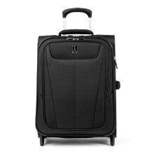 TravelPro Maxlite 5 Softside Experable Supright 2 Wheel Nieg na bagaz Lekkie walizki Mezczyzni i kobiety czarne noszenie 20-calowe 20-calowe