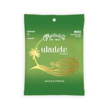 Martin Premium Polygut Struny do Ukulele M605 Soprano-Gauge Grafitowo-szare Struny do Ukulele