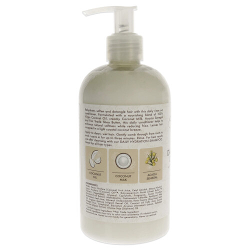 Shea Moisture 100% Παρθένο Λάδι Καρύδας Conditioner Ενυδάτωσης για Unisex - 13 oz 1