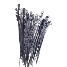 Befestigungsloch-Kabelbinder  100 Stck  20,3 cm (20,3 cm) 50 lbs Nagelschrauben-Drahtloch-Kabelbinder (100 schwarz)