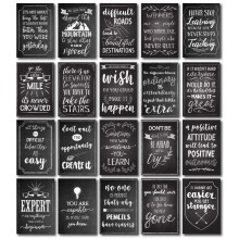 Best Paper Greetings Confezione da 20 poster motivazionali con citazioni positive ispiratrici per la decorazione murale dell'aula scolastica, pos