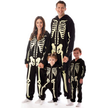 #followme Glow In The Dark Skelett Jungen-Overall 6541-10-12