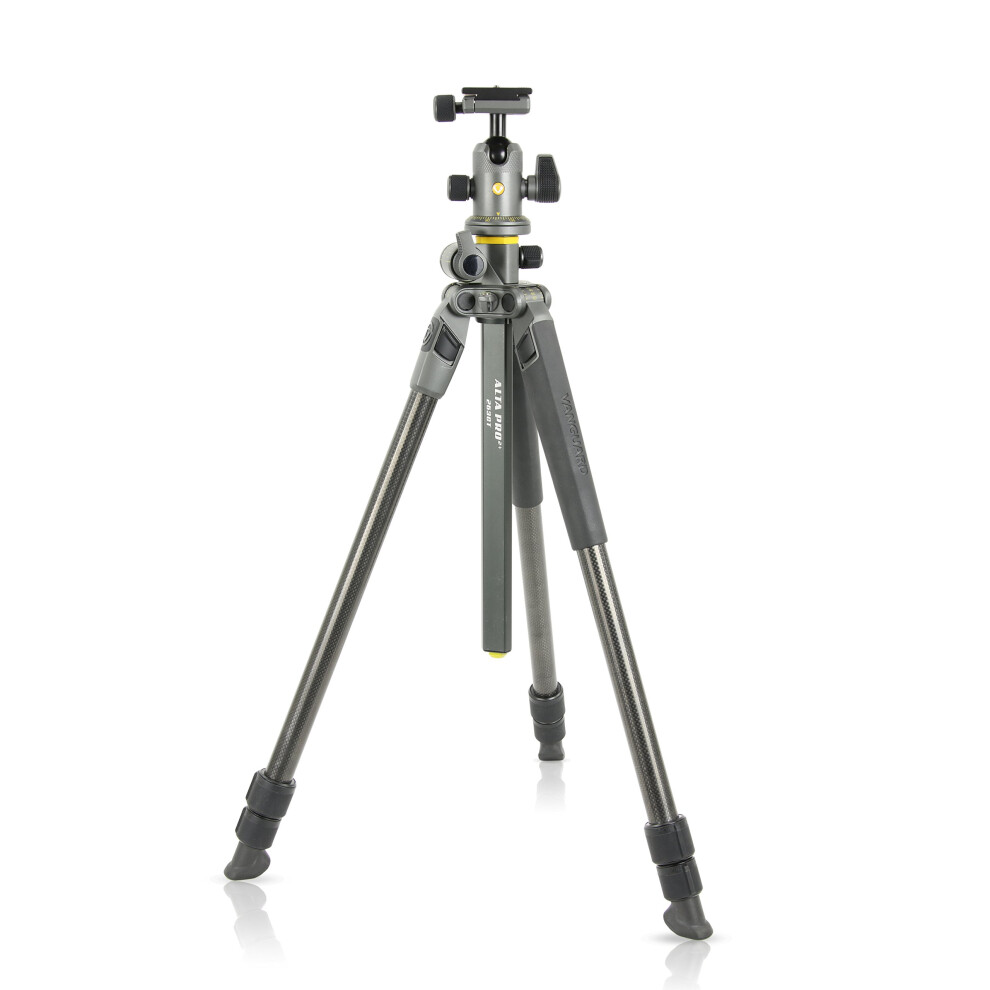 Vanguard Alta Pro 2+ 263CB 100 Carbon Fiber Tripod with Alta BH-100 Ball Head and Multi-Angle Center Column for Sony  Nikon  Canon DSLR Cameras