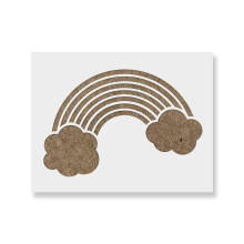 Rainbow Stencil - Rainbow Baby Stencil Rainbow Decal Nature Stencil Rainbow Stencils