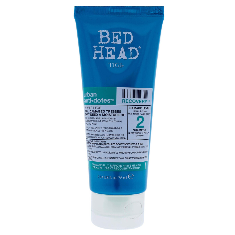 TIGI Bed Head Urban Antidotes Recovery Shampoo for Unisex - 2.54 oz Shampoo
