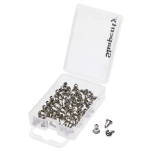 Shapenty 50PCS/25Pairs RVS Earnuts Koppelingen Oorbel Veiligheidsruggen Stopper Vervangingen Oorbel Steun Sieraden Maken Bevindingen (4,5 x 5 MM)