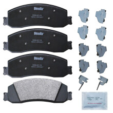 Bendix Priority1 CFM1631A Pσlmetaliczne przednie klocki hamulcowe do wybranych modeli Ford F-250 F-250 Super Duty F-350 F-350 F-450 Lobo