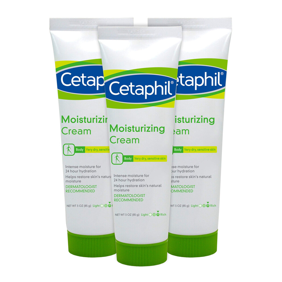 Cetaphil Moisturizing Cream  3 oz (Pack of 3)