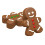 Molde de Chocolate para Biscoitos Mini Homem de Gengibre SpinningLeaf 1
