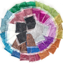 Horizon Group USA Assorted Glitterpakketten, 48 Stuks, Neon, Glitter, Metallic Kleuren