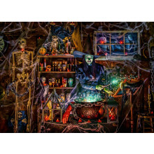 Vermont Christmas Company Witches' Brew-Puzzle  1000-teilige Halloween-Puzzles fr Erwachsene mit zufllig geformten Teilen  vollstndig ineinander