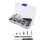 70 Σετ Ασημένια Μικτό Σχήμα Αιχμές και Σετ πριτσίνια για ζώνες παπουτσιών DIY 3