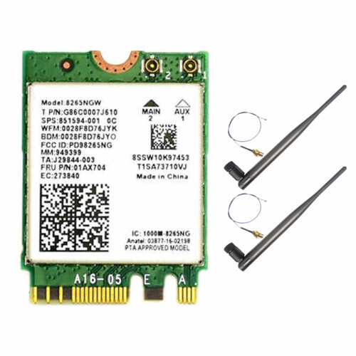 AC8265 WiFi Card+6DB Antenna Network Adapter for Nano Module 1