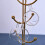 Countertop Mug Tree, 6 Hook Coffee Cup Dryer Kitchen Coffee Mug ,Gold 4