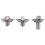 For PK 2009-2011 Heater Control Knobs (Set of 3) 1