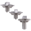 For PK 2009-2011 Heater Control Knobs (Set of 3) 3