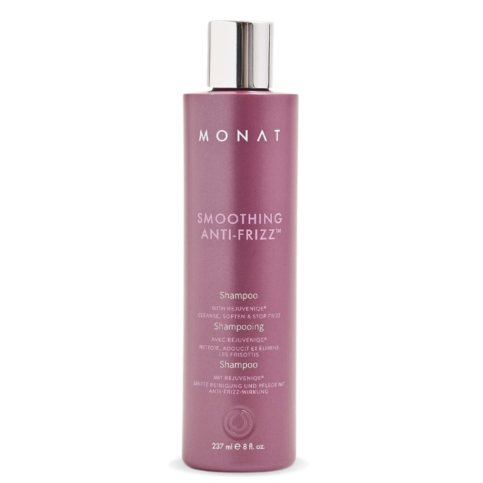 Monat Smoothing Anti-Frizz Shampoo - Humidity Protection Frizz Control With Rejuveniqe & Tropical Butters Velvety Fragrance 237 Ml (8 Fl. Oz.)