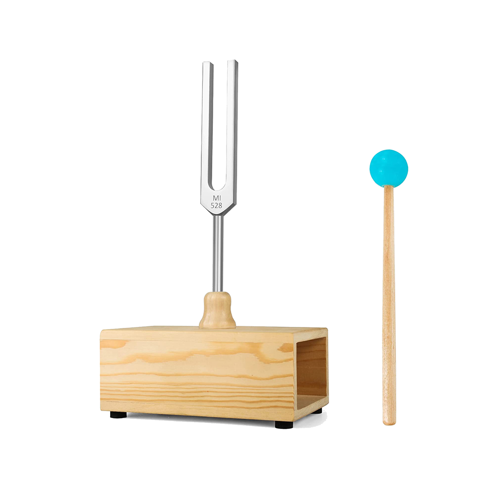 528HZ Tuning Fork,Tuning Fork Resonance Box,for Sound Therapy, Yoga