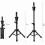 FUTAI Supporto per Parrucca Tripode per Pratica Parrucchieri Testa Manichino Mini Regolabile Metal 3