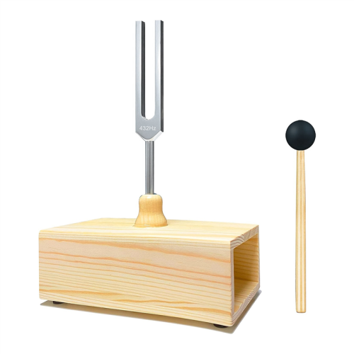 Diapasão de 432 Hz com caixa de ressonância