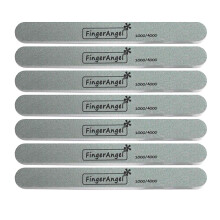 Fingerangel 20pcs neglefilpakkemaskine glat og skinnende neglebuffer til naturlige neglepude neglefil 1000 og 4000 korn