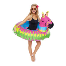 BigMouth Inc. Donkey Party Pinata Pool Float Over 4' Wide Fun Inflatable Floatie Tube Blow Up Swim Ring Outdoor Summer Pool Party Water Toy