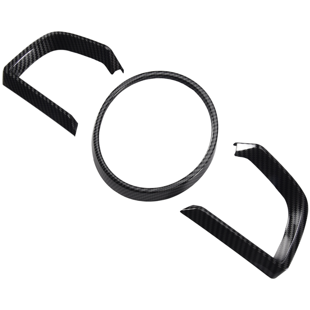 For 3 Axela 2014-18 Carbon Fiber Dashboard Interior Cover Trim 4852629035392