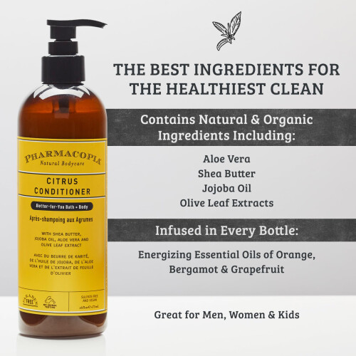 Pharmacopia Citrus Conditioner - Φυσικό Ενυδατικό Σαμπουάν για το Τριχωτό της Κεφαλής 2