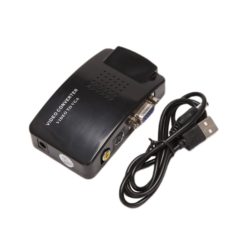 Photos - Other for Computer AV to VGA Adapter VGA Converter PC Composite Converter Switch Box