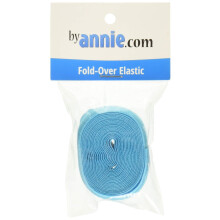 El   stico plegable de Annie, 3/4"" x 2 yardas, color azul loro
