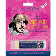 Tubo balsamo labbra Shakespeare's Midsummer Night al gusto di ciliegia - Prodotto cruelty-free e prodotto negli Stati Uniti con ingredienti natur