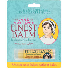 Jane Austen's Finest Balm Balsamo per labbra Tubo aromatizzato alla menta piperita - Cruelty-Free e prodotto negli Stati Uniti con ingredienti na