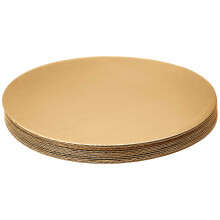 Fox Run 12-delt papskummet Cake Circle Base 10 """" Guld