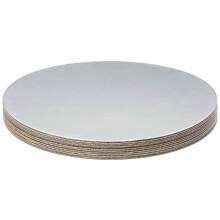 Fox Run 12-delt papskummet Cake Circle Base 10 """" Sølv