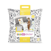 Conjunto de almofadas dobrveis ????2 em 1 Sago Mini JinjaS Kitchen com acessrios de pelcia para crianas multicoloridas