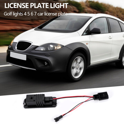 2Pcs 12V Led Φωτιστικά Φωτιστικά Αριθμός Πινακίδας για Golf 4 5 6 7 1