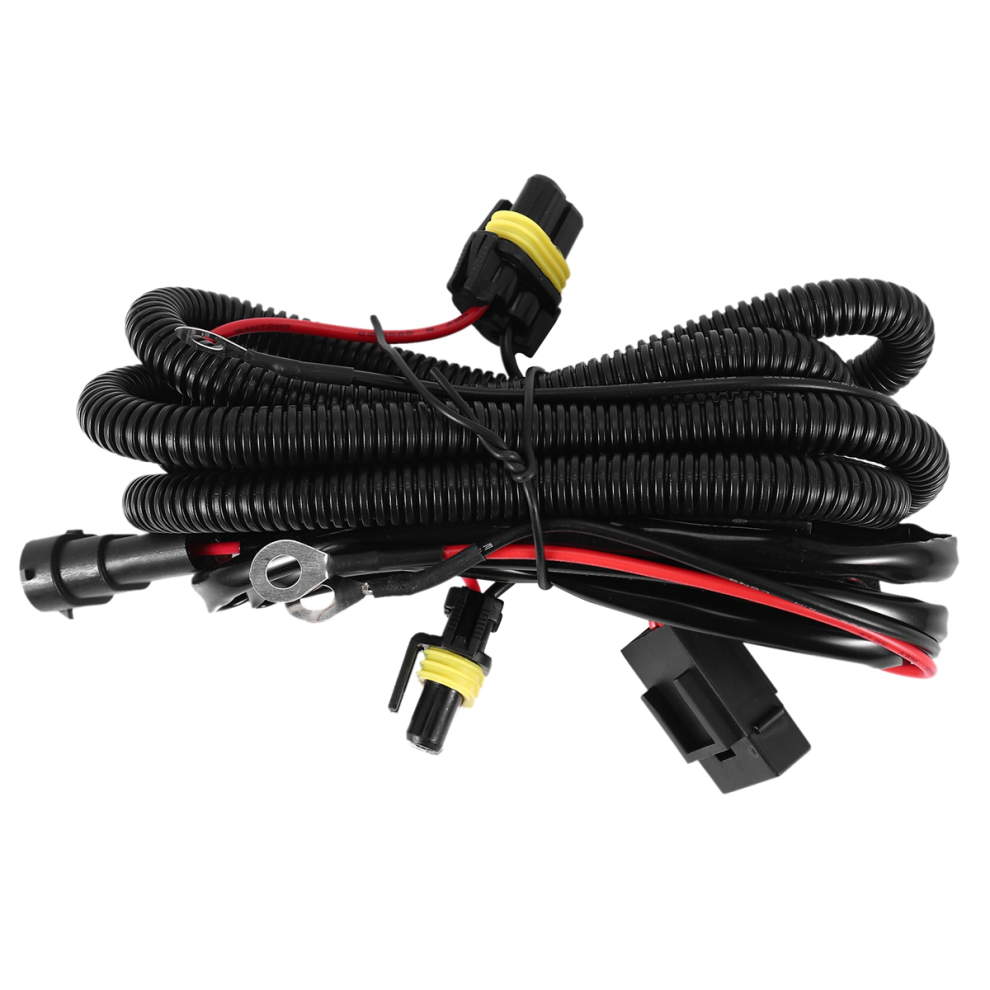 1Pcs Car Fog Relay Harness H11 880 Adapter Extension Cable 40A Light 4852629038249