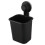 1 PC Suction Cup Toothbrush Cup Holder Rack Plastic Holder Black 1