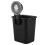 1 PC Suction Cup Toothbrush Cup Holder Rack Plastic Holder Black 4