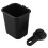 1 PC Suction Cup Toothbrush Cup Holder Rack Plastic Holder Black 7